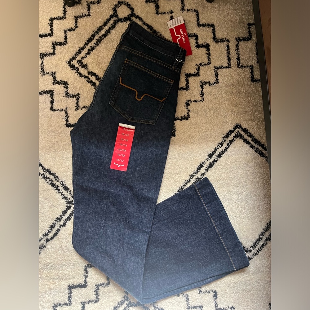 Jennifer Kimes Ranch Women's Boot Cut Jeans - Dark Blue